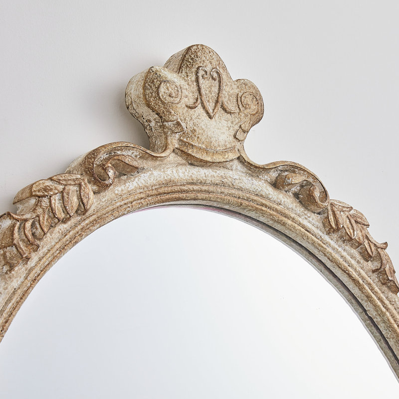 Laurel Foundry Modern Farmhouse Haywards Oval Wood Wall Mirror